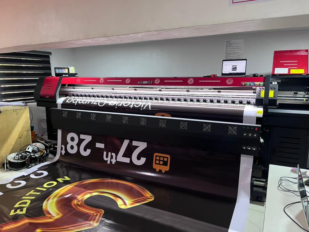Wide-format event signage