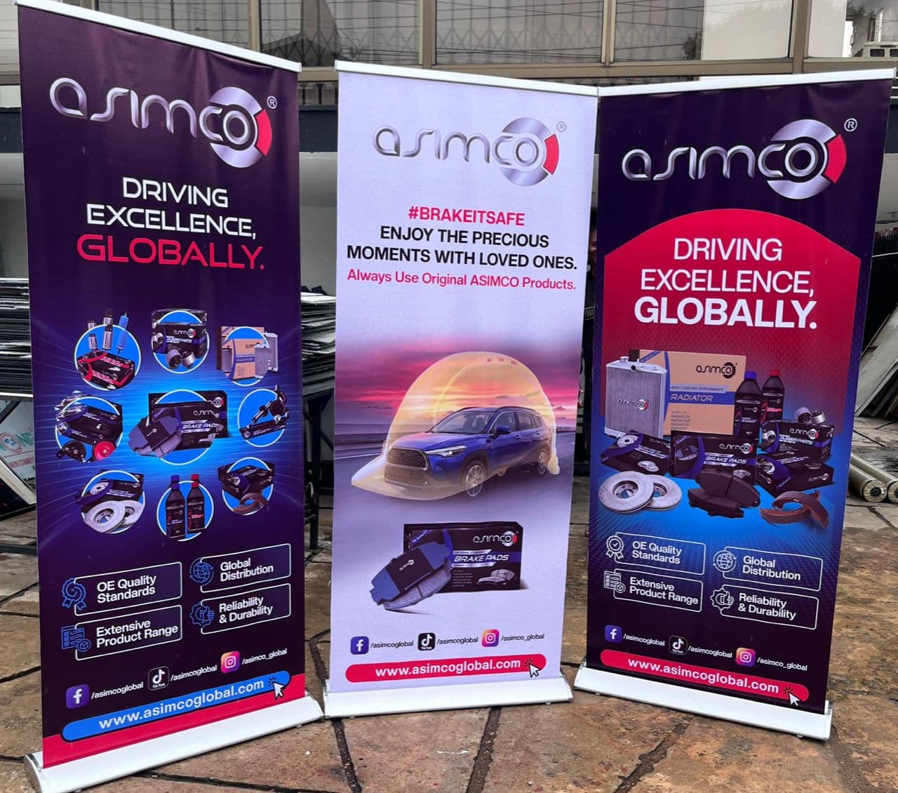 ASIMCO retail display banners